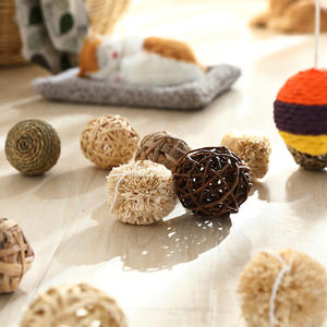 Balle à mâcher <span class=keywords><strong>pour</strong></span> oiseaux en herbe tressée écologique <span class=keywords><strong>pour</strong></span> lapins et hamsters - Product Image 4