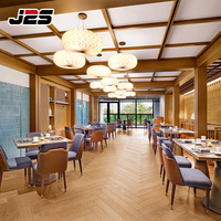 Ensemble de sièges de restaurant J2S personnalisé en cuir PU moderne avec table en marbre et banquette, design en bois élégant