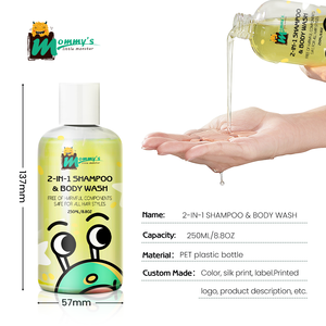 CURLYMOMMY sampo anak-anak, Gel Mandi 2 dalam 1 Formula tidak iritasi lembut dan Formula dengan Label pribadi - Product Image 6