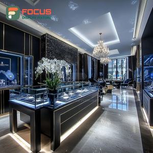 Fabricant de présentoirs de bijoux modernes sur mesure, comptoir de bijouterie en bois pour centre commercial, armoire à bijoux - Product Image 6