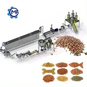 Automatic <b>Floating</b> Fish Feed Extruder Machine with Mixer & Meat Mincer 304 Stainless Steel 100kgh-3T Capacity - Product Image 1