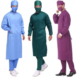 Hospital Operating Room Long Sleeve Gowns Workwear