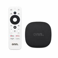 Boîtier TV intelligent Onn 4K Android 13, décodeur 4K Quad Core, connectivité 5G, 8 Go 128 Go, télécommande vocale pour lecteur multimédia en streaming