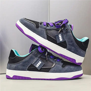 Nouvelles <span class=keywords><strong>chaussures</strong></span> décontractées pour homme Dunes 2023, basses, à lacets, en PU, semelle extérieure en caoutchouc, baskets pour femme, logo personnalisé - Product Image 4