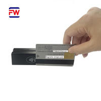 Lector de Licencias de Conducir RFID/NFC/MSR 2 en 1 Personalizable, Frecuencia de 13.56MHz, Material ABS, Marca FUWEI