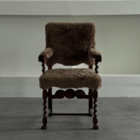 Vente directe d'usine, chaise classique sculptée à la main, design rétro américain, art créatif, personnalité, peut être personnalisée