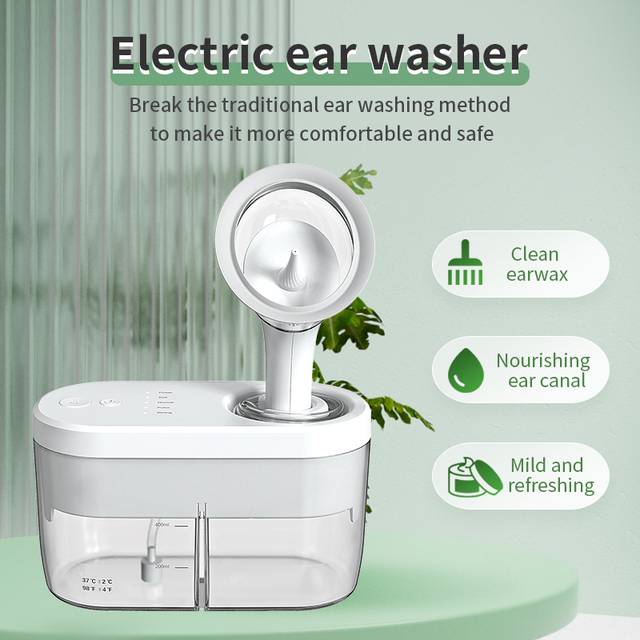 Trending Products 2022 New Arrivals Portable Electric Ear Cleaner Earwax Waterproof Automatic Ear Washer