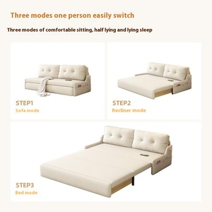 <span class=keywords><strong>2025</strong></span> gu YE nhà dual-sử dụng gấp <span class=keywords><strong>Sofa</strong></span> giường phong cách hiện đại vải bọc với rắn gỗ và kim loại khung cho phòng khách - Product Image 4