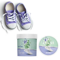 Blu Home 100 grammes de parfum naturel à la menthe et à la lavande pour chaussures et chaussettes déodorant aux huiles essentielles