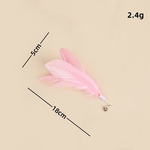 2025 Venta al <span class=keywords><strong>por</strong></span> <span class=keywords><strong>mayor</strong></span> OEM Factory Cat Teasing Stick Juguetes divertidos <span class=keywords><strong>para</strong></span> gatos Pluma artificial en stock - Product Image 5