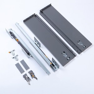 รางลิ้นชักแบบยืดเต็มที่ รางเลื่อนแบบ Telescopic ติดตั้งใต้ลิ้นชัก ปิดแบบนุ่มนวล คุณภาพสูง ขายส่ง ดีไซน์สร้างสรรค์ - Product Image 1