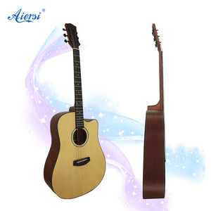 <span class=keywords><strong>Chitarra</strong></span> <span class=keywords><strong>Acustica</strong></span> Dreadnought con Top Solido da 41 Pollici, Finitura Opaca Naturale, Prodotta in Cina da Aiersi - Product Image 1