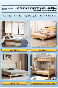 فرشة سرير LASO سداسية الأوجه بتصميم يسمح بالتهوية، عالية المرونة ولا تترهل، قابلة للإزالة والغسل، حصيرة تاتامي يابانية - Product Image 5