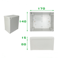 TY-14017095 170 taille ABS boîte de projet électronique extérieur étanche jonction boîtier en plastique interrupteur pour Instruments électroniques