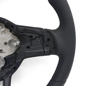 Volante de Cuero, Volante de Alcántara, Volante Cosido a Mano Personalizado para VW GTI Golf <span class=keywords><strong>R</strong></span> <span class=keywords><strong>Arteon</strong></span> Passat B8 GTE Golf Troc - Product Image 3