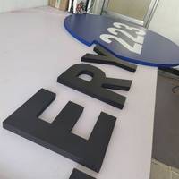 Lettres de l'alphabet en plexiglas peintes en PVC acrylique lettres personnalisées vente en gros