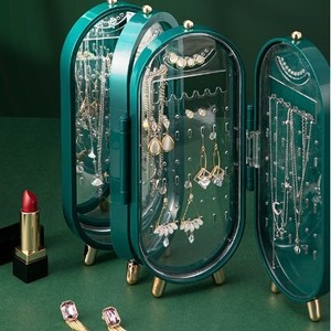 Portable bijoux stockage support boucle d'oreille collier main boîte à bijoux maison multi fonctionnel pliant bijoux présentoir - Product Image 6