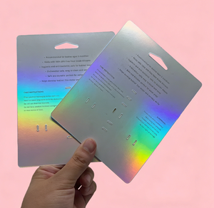 Impresión de Tarjetas de Presentación con Logotipo Personalizado, Tarjetas de Felicitación con Acabado Holográfico Brillante y Laminación Láser, Tarjetas de Agradecimiento para Pequeñas Empresas - Product Image 6