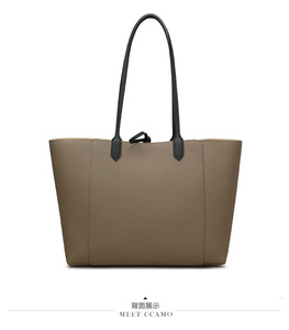 กระเป๋าสะพายไหล่สไตล์วินเทจเรียบง่ายสำหรับผู้หญิง ความจุขนาดใหญ่ ใช้งานได้หลากหลาย เหมาะสำหรับธุรกิจ กำลังเป็นที่นิยม กระเป๋าถือหนังแท้คุณภาพสูงสำหรับผู้หญิง - Product Image 6