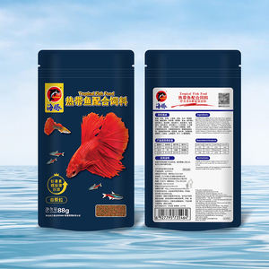 Bruinvis Merk 88G Micro Pellet Visvoer Eiwitrijke Tropische Vis Voedsel Spirulina & Astaxanthine Blend - Product Image 3