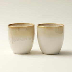 Tazas de Té de Cerámica, Acabado Mate Minimalista, Diseño de Color Sólido para Uso Doméstico - Product Image 1