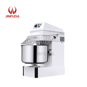 Mélangeur de <span class=keywords><strong>farine</strong></span> Machine alimentaire Double moteur Double vitesse pleine ceinture mélangeur de pâte en spirale pour pain à gâteau - Product Image 1