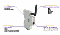Passerelle intelligente Acrel AWT100 avec dispositif de communication sans fil RS485Port Modbus-RTU liaison montante 4G via le protocole MQTT vers la plate-forme IOT