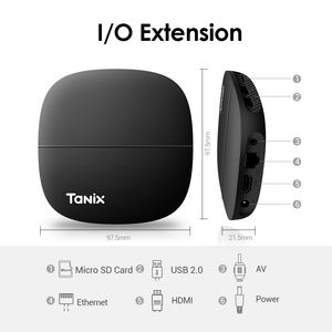 Hộp Thông Minh Android Tv 4K Tanix A3 Android 10 Full HD 2021 Mới Cập Nhật Từ Tanix H2 - Product Image 2