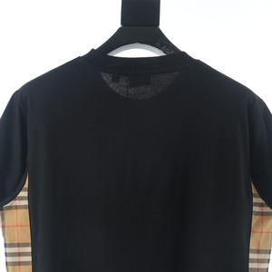 Camiseta de Verano Burberry de Lujo, Informal, 100% Algodón, Diseño a Cuadros, Estilo Vintage, de Manga Corta para Hombre - Product Image 2