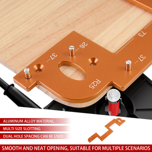 Plantilla de Posicionamiento para Ranuras de Tiradores Empotrados Invisibles, Herramienta Duradera de Aleación de Aluminio para Bricolaje, OEM/ODM para Armarios y Muebles de Cocina - Product Image 5