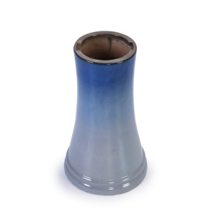 Mavi Ombre 17'' Seramik Kuş Banyosu, Ayaklı, Çevre Dostu, Donmaya Dayanıklı, Dış Mekan Bahçe Saksısı ve Kuş Besleme Yuvası - Product Image 6