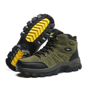 Botas de Senderismo de Caña Alta Unisex para Adultos, Calzado Casual para Exteriores con Tacón Plano, para Otoño e Invierno, con Cordones Delanteros - Product Image 5