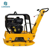 FPC220 marche derrière le compacteur à plaques vibrantes réversible utilisé pour la construction de routes