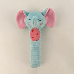 ألعاب أطفال ناعمة مخططة يد قطيفة أسد خشخيشة بي بي بي حيوان تحمل باليد خشخيشة كرتونية للأطفال هزاز يدوي للبيع - Product Image 2