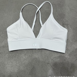 Reggiseno Sportivo Asimmetrico Yj863 con Spallina Irregolare, Sensazione Nuda, Ecologico, per Yoga, Corsa e Palestra, Logo Frontale - Product Image 2