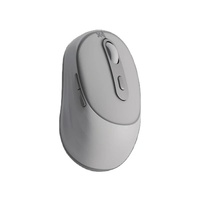 Ratón Óptico Ergonómico Inalámbrico 2.4G Bluetooth de Modo Dual Recargable y Silencioso para Oficina, Portátil, Computadora de Escritorio