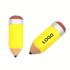 Crayons en mousse PU personnalisables de 8,5 cm, motif dessin animé, style amusant, pré-affûtés, jouet souple en forme de crayon pour enfants, design convivial - Product Image 1