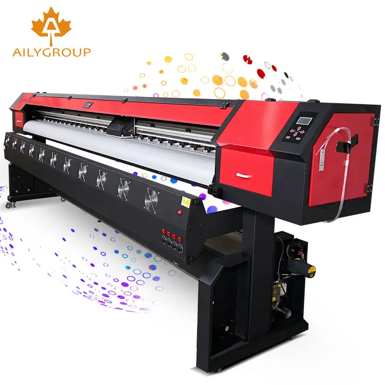 large wide format 1.8m 1.9m 2.5m 3.2m dx5 cabezal xp600 head eco solvent printer plotter de corte graphtec affordable