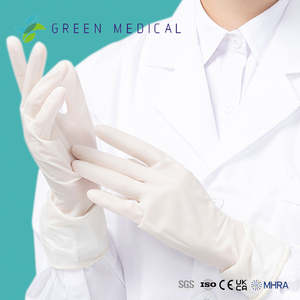 Gants d'examen en <span class=keywords><strong>latex</strong></span> de haute qualité sans poudre couleur naturelle gants de ménage jetables en <span class=keywords><strong>latex</strong></span> en vrac - Product Image 5