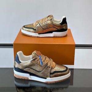 Zapatillas Deportivas de Alta Calidad, Marca de Lujo, Estilo Retro Casual para Caminar, Deportivas de Cuero Genuino Transpirables con Cordones para Hombre - Product Image 3