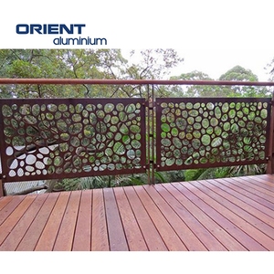 Grossista pannello di recinzione metallica in <span class=keywords><strong>Pvc</strong></span> taglio Laser pannello di recinzione del balcone taglio Laser decorativo in metallo <span class=keywords><strong>giardino</strong></span> schermo Privacy divisore esterno - Product Image 3