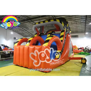 Multi-function Blow up Outdoor Obstacle Course Amazing <b>Inflatable</b> Interactive <b>Game</b> With Big Slide for Fun - Product Image 5
