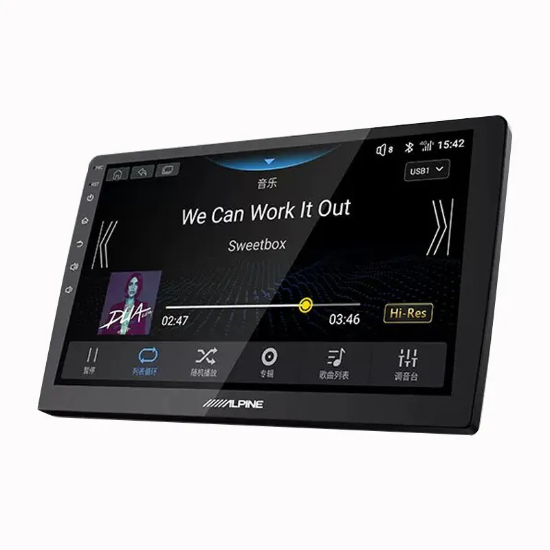 Sistema audio per auto alpine 609 8 + 576GB 9 "/10.1" lettore video lettore dvd Android navigazione per auto APN OS 4 DSP