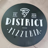 Signes d'entreprise Signalisation lumineuse en métal Bar Shop Logo Sign Board 3D Business LED Light Box