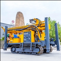 Machine de forage de puits d'eau de moteur diesel de chenille de 400m plate-forme de forage de mine prix usine