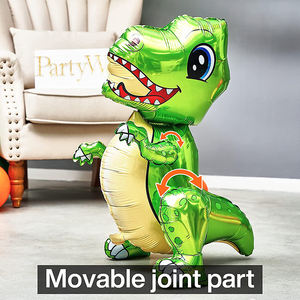 قابلة لإعادة الاستخدام نافخة البالونات لا تسرب بالونات مايلر مخصص حزب ديكور ديناصور شكل 3D بالونات الهيليوم احباط - Product Image 2