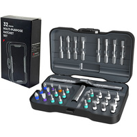 Clé dynamométrique multifonction en alliage RS1, jeu de tournevis, clé à cliquet en acier, aimant DIY, multifonctionnel pour usage quotidien