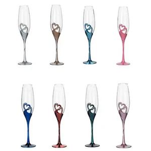 Sunyo Vente en gros de flûtes à <span class=keywords><strong>champagne</strong></span> personnalisées de luxe en cristal doré à long pied, flûtes à <span class=keywords><strong>champagne</strong></span> roses pour mariage - Product Image 1