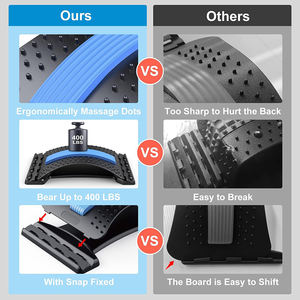 Papan penumpuk punggung Lumbar yang dapat diatur, perangkat dekompresi tulang belakang pereda nyeri punggung bawah - Product Image 6