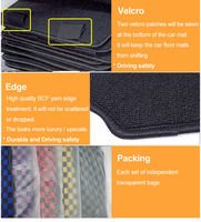 Ensemble de tapis de sol pour voiture SONSANG, tapis de voiture personnalisés pour voitures berlines et SUV
